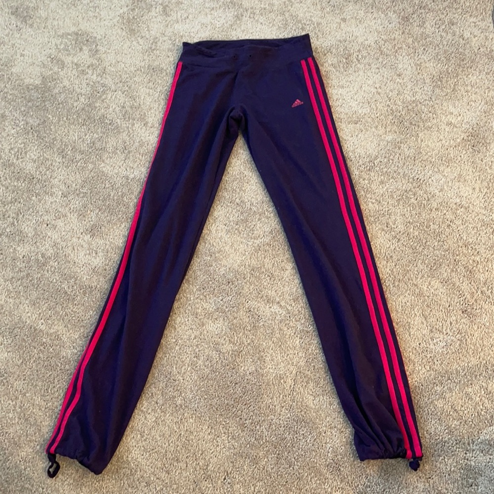 Adidas Purple & Pink Joggers Size XS